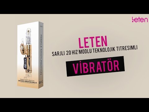 Leten Şarjlı 20 Hız Modlu Teknolojik Titreşimli Vibratör