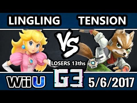 Glitch 3 Smash 4 - Tension (Fox) Vs. Lingling (Peach) Wii U L13ths