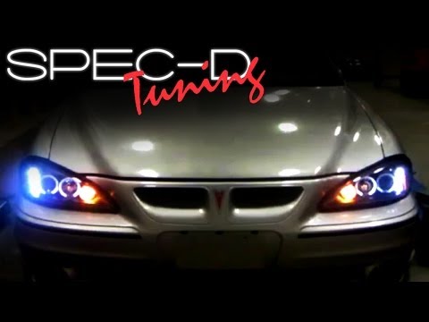 SPECDTUNING Installation Video: 1999-2005 PONTIAC GRAND AM PROJECTOR HEADLIGHTS INSTALLATION