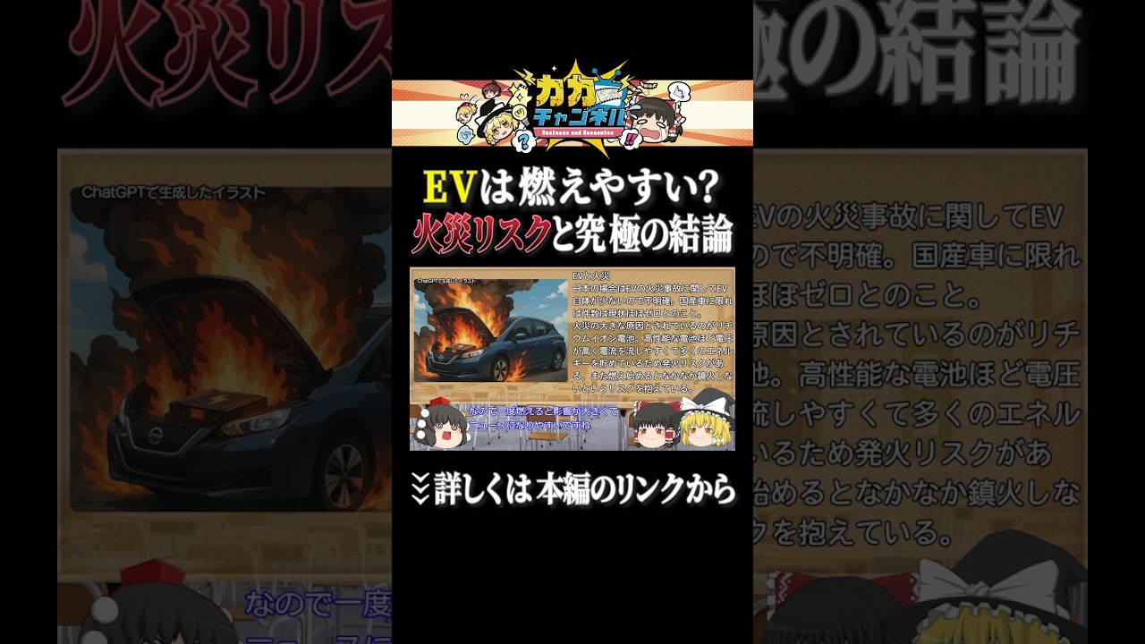 EVは本当に危険なのか #EV  #ゆっくり解説