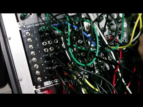 EITHER-OR Synthrotek Eurorack OR combiner Module Synth DEMO 1