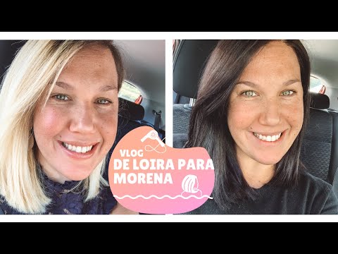 MUDANÇA DE LOIRA PARA MORENA | Voltando a minha cor original