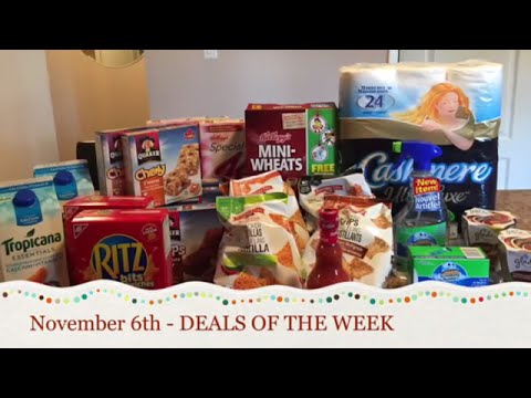 $2.00 GROCERY HAUL - Nov 6th - Deals Of The Week Video