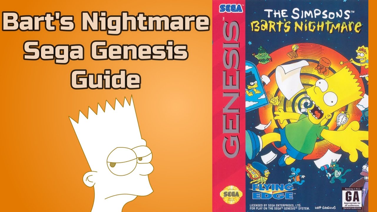 Bart's Nightmare Sega Genesis Guide + Longplay