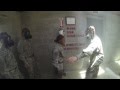 Company Commander Recites Soldier's Creed in Gas Chamber