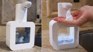 THE BEST hands free soap dispenser - light shows you how lon
