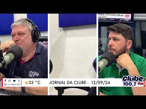 Jornal da Clube - 12/09/24 - Edição do Almoço