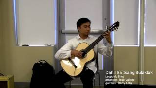 Dahil Sa Isang Bulaklak (live) - L. Silos (arr. Jose Valdez) Solo Classical Guitar