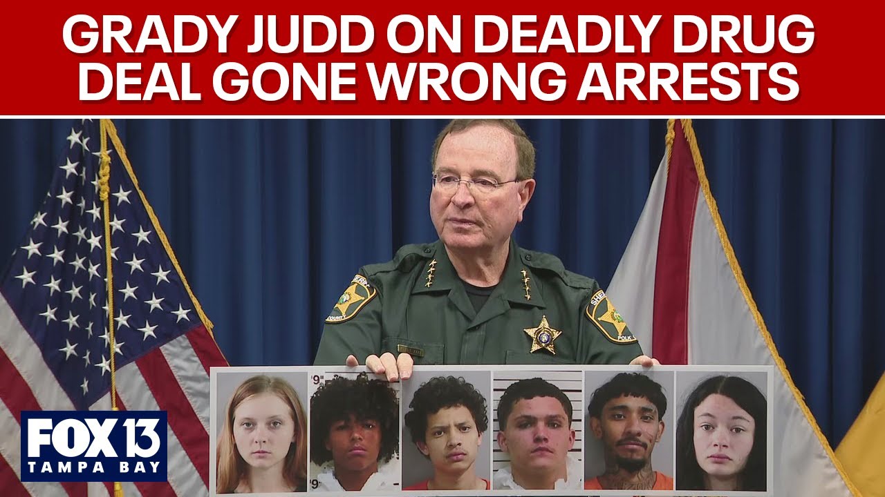 Grady Judd on arrests of those allegedly involved in deadly drug deal gone bad