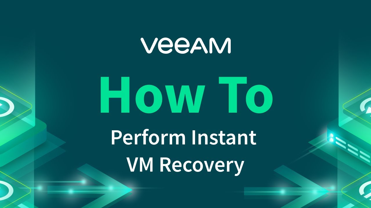 How to perform Instant VM Recovery video