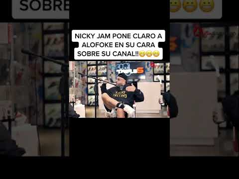 Nicky Jam pone claro a Santiago Matías Alofoke