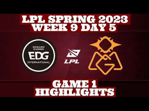 EDG vs OMG - Game 1 Highlights | Week 9 Day 5 LPL Spring 2023 | By Pro Esports Highlights
