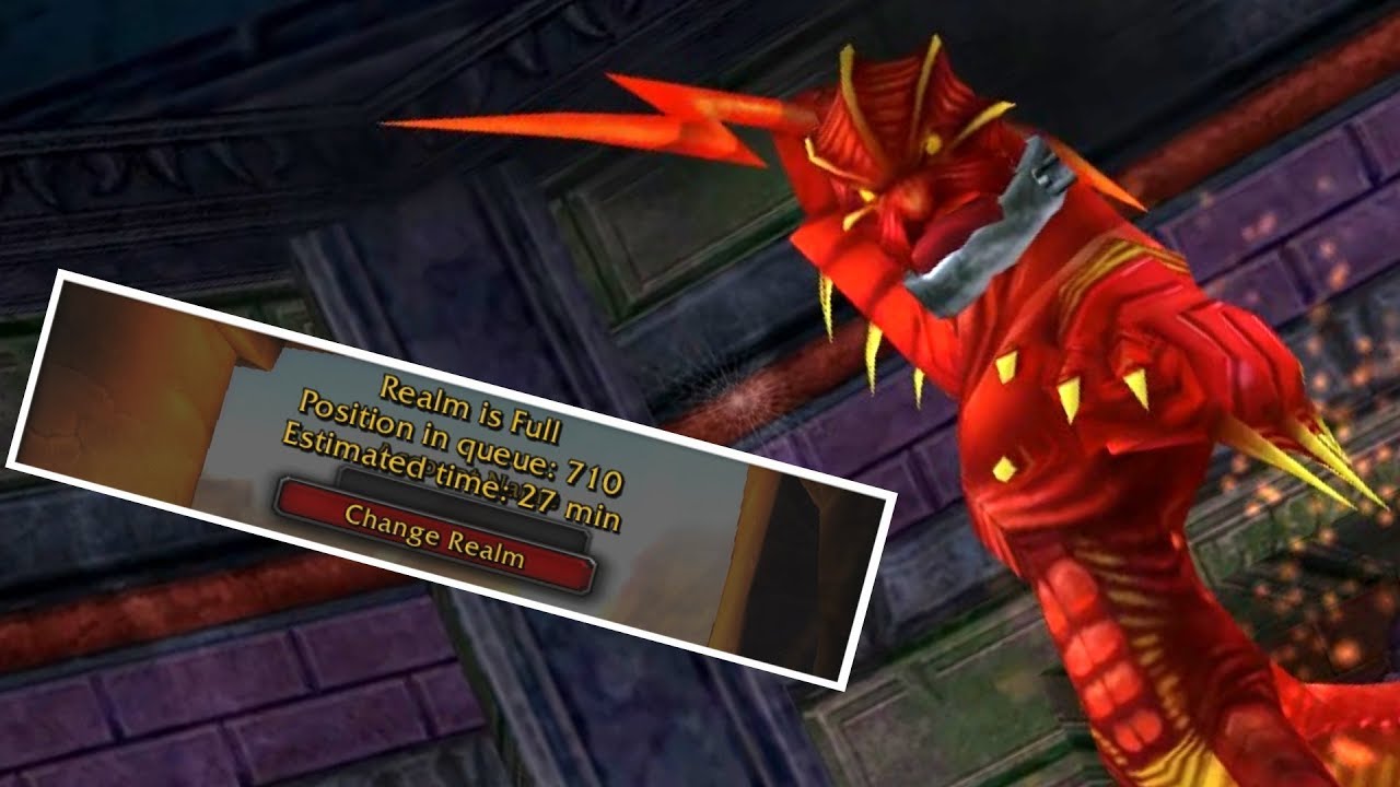 Playing Wizard101 while in queue for Classic WoW...