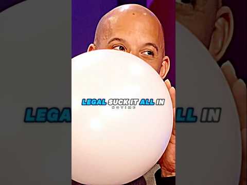 Vin Diesel Inhales Helium On TV
