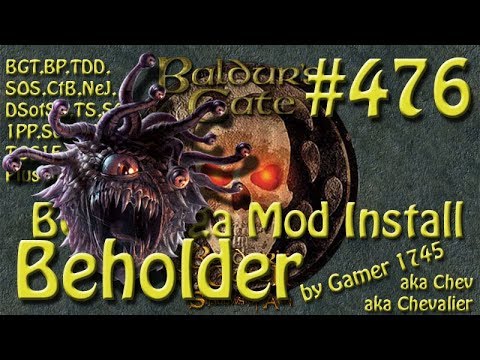 Let's Play Baldur's Gate Trilogy Mega Mod Part 476  Beholder in Athkatla?