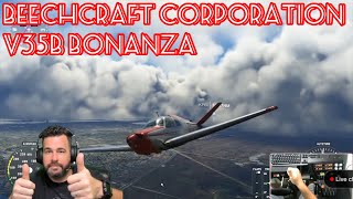 MSFS |  Beechcraft Corporation V35b Bonanza #msfs