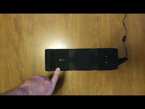 CHARGING ALTEC LANSING SUPER LIFEJACKET JOLT BLUETOOTH SPEAKER POWER BUTTON TURNS ORANGE (RED)