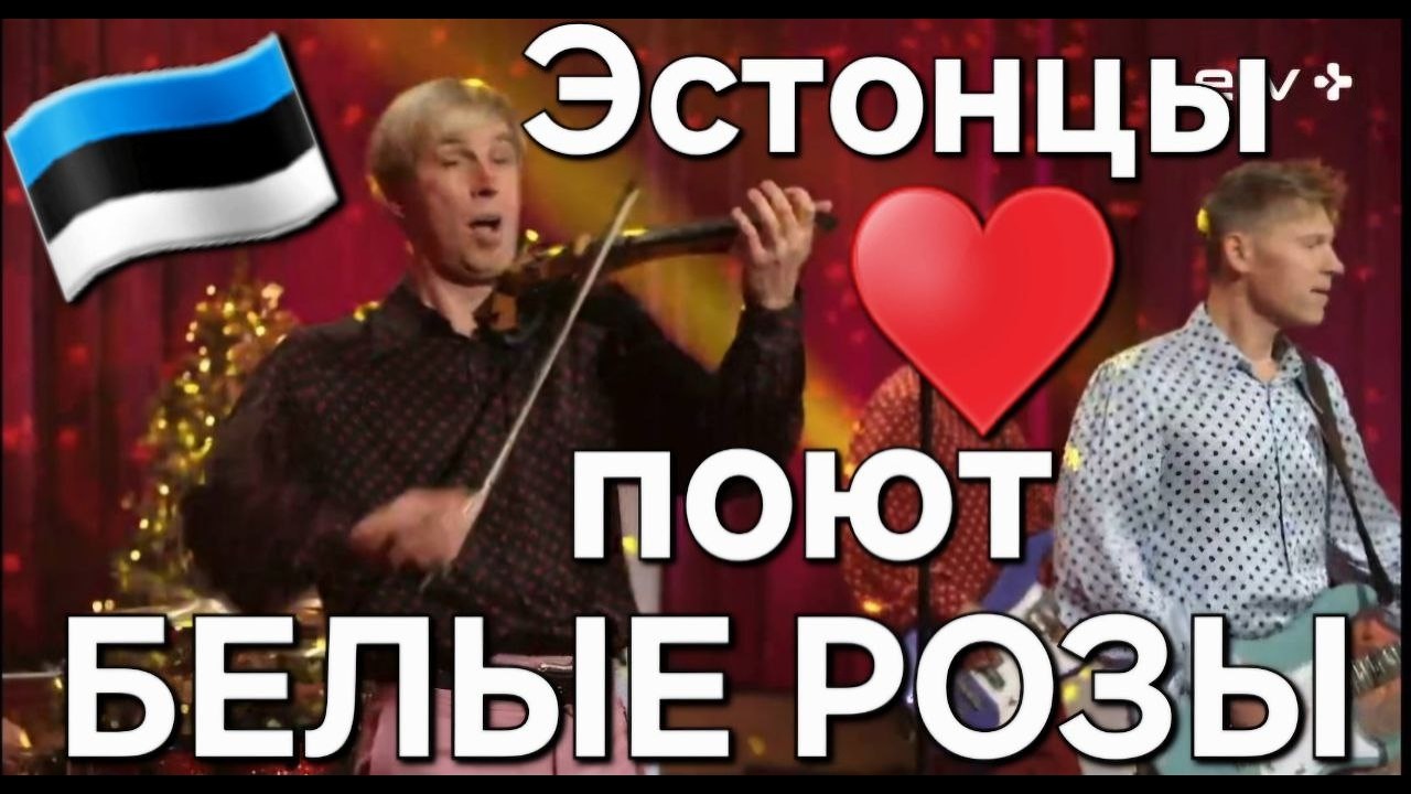 Эстонцы поют «БЕЛЫЕ РОЗЫ» / Новогодний концерт / Новый Год 2025