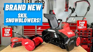 SKIL Snowblowers!! || First Look!
