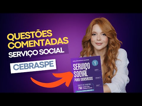 Direto na Questão: questões comentadas de serviço social da banca Cebraspe!
