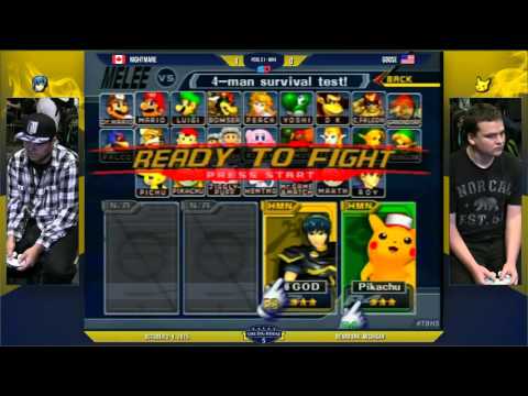 The Big House 5 - Singles - Pool C1 - WR4: Nightmare (Marth) vs Goose (Pikachu)