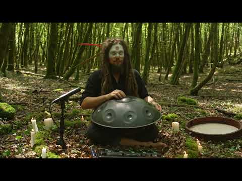 Waagal - H₃rḗḱs Dei̯u̯ós-kwe || Throat Singing Handpan Frame Drum Live Looping Proto Indo European