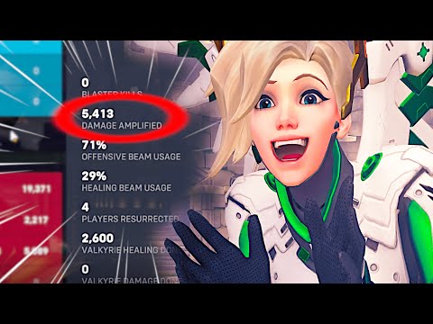 Huge 5400 Damage Boosted! 🤩 Grandmaster Mercy - Overwatch 2