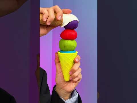 Make Colorful Ice Cream! 🌈🍦 Learning Colors Is Fun! 💖