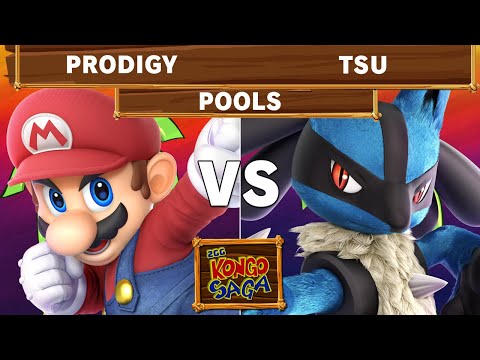 2GG Kongo Saga - Armada | Prodigy (Mario) VS Tsu (Lucario) Pools - Smash Ultimate