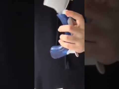 Travel Plastic Folding Handel Portable Powerful Mini Electrical Palm Size Steam Iron Press