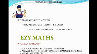 EZY MATHS