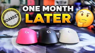 Video thumbnail for Logitech GPX Superlight DEX 1 Month Later! (still shocking) by boardzy