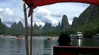 Video : China : The beautiful Li River 漓江, GuangXi province