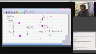 Mod-01 Lec-03 Definition of a linear element; Elements in series and parallel;