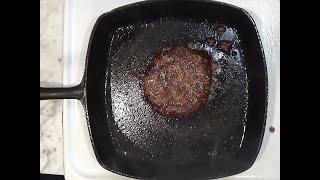 Your Basic Cast Iron Burger
