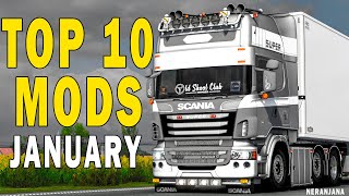 TOP 10 ETS2 MODS - JANUARY 2023  Euro Truck Simula