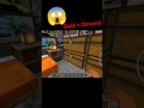 Unbelievable Minecraft Gold & Diamond Trick 😱🔥