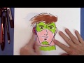 How To Draw A Superhero Face Easy Level