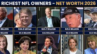 NFL Richest Owners Ranked 2026 | All 32 Teams by Owner Net Worth