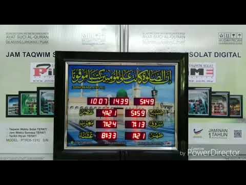 JAM AZAN ZIKIR QURAN AUTOMATIK |KOD : KAABAH