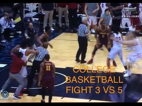 Alabama Bench Ejected! 3 vs 5 against Minnesota Full Fight and Ejections