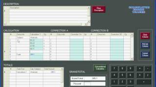 preview picture of video 'A.Q.T. New Basic/ Bookkeeping Calculator M4.  Demo 5. How to Calculate.'