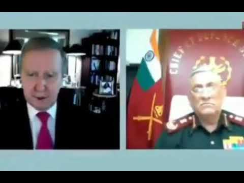 Chief Bipin Rawat's 2 front war border