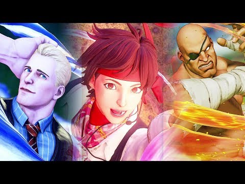 Street Fighter 5 AE Season 3 - All Outros