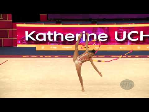 UCHIDA Katherine (CAN) - 2019 Rhythmic Worlds, Baku (AZE) - Qualifications Ribbon