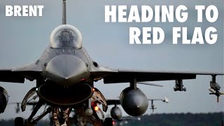 F-16 Exchange Pilot Heads to Red Flag | Brent