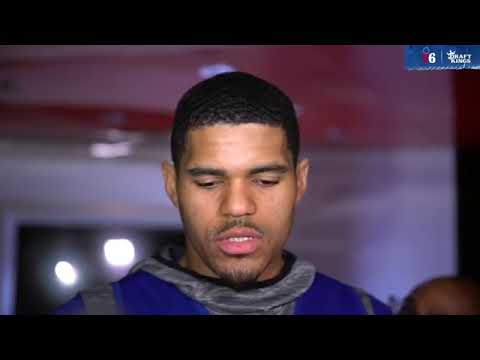 Tobias Harris on Sixers loss to Raptors in Game 1 & Getting ready for Game 2| NBA Playoffs Semifinal