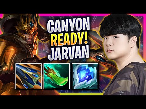 CANYON IS READY TO PLAY JARVAN! - GEN Canyon Plays Jarvan JUNGLE vs Elise! | Season 2024