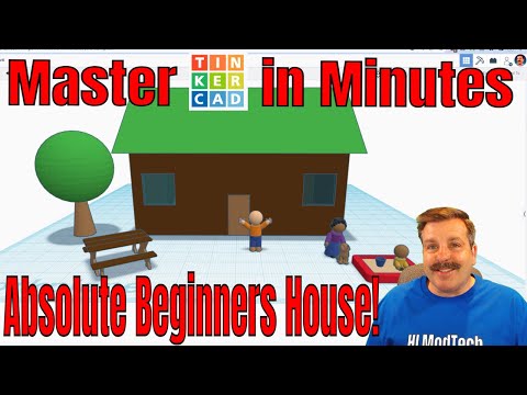 Make a Tinkercad House Step by Step for Absolute Beginners