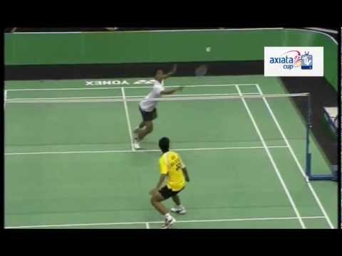 Best Backhand Body Smash (Day 1 - Group Stage) - Gadi vs Abdul Latif - Axiata Cup 2012
